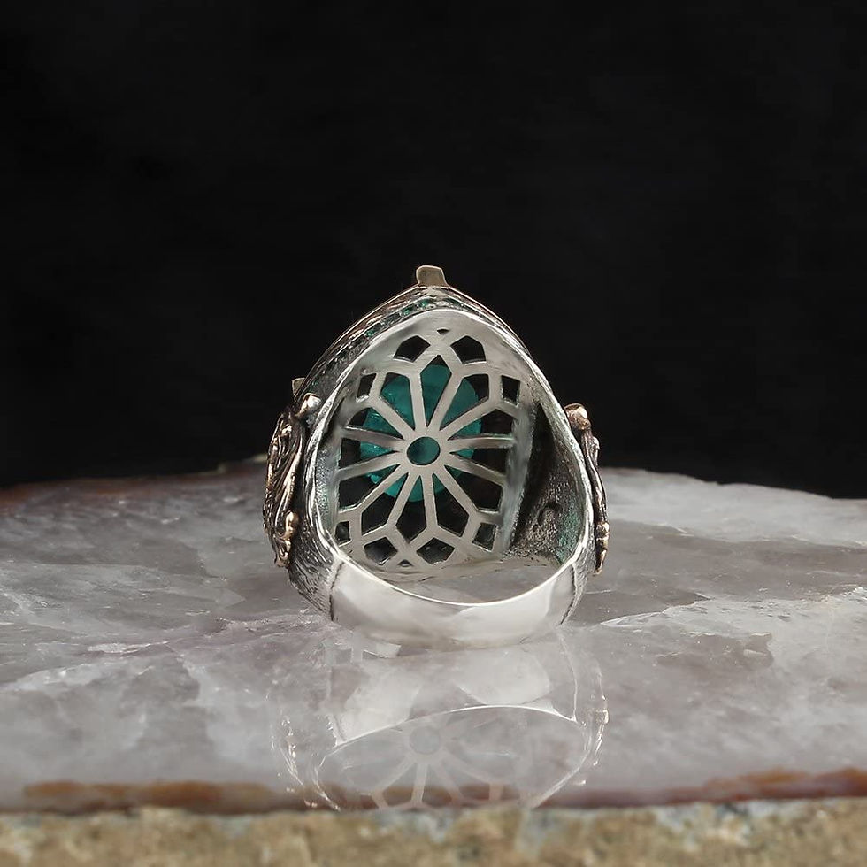 Thumbnail: Handmade Natural Paraiba Ring-Unique Gemstone Ring-Gemstone Ring-Delicate