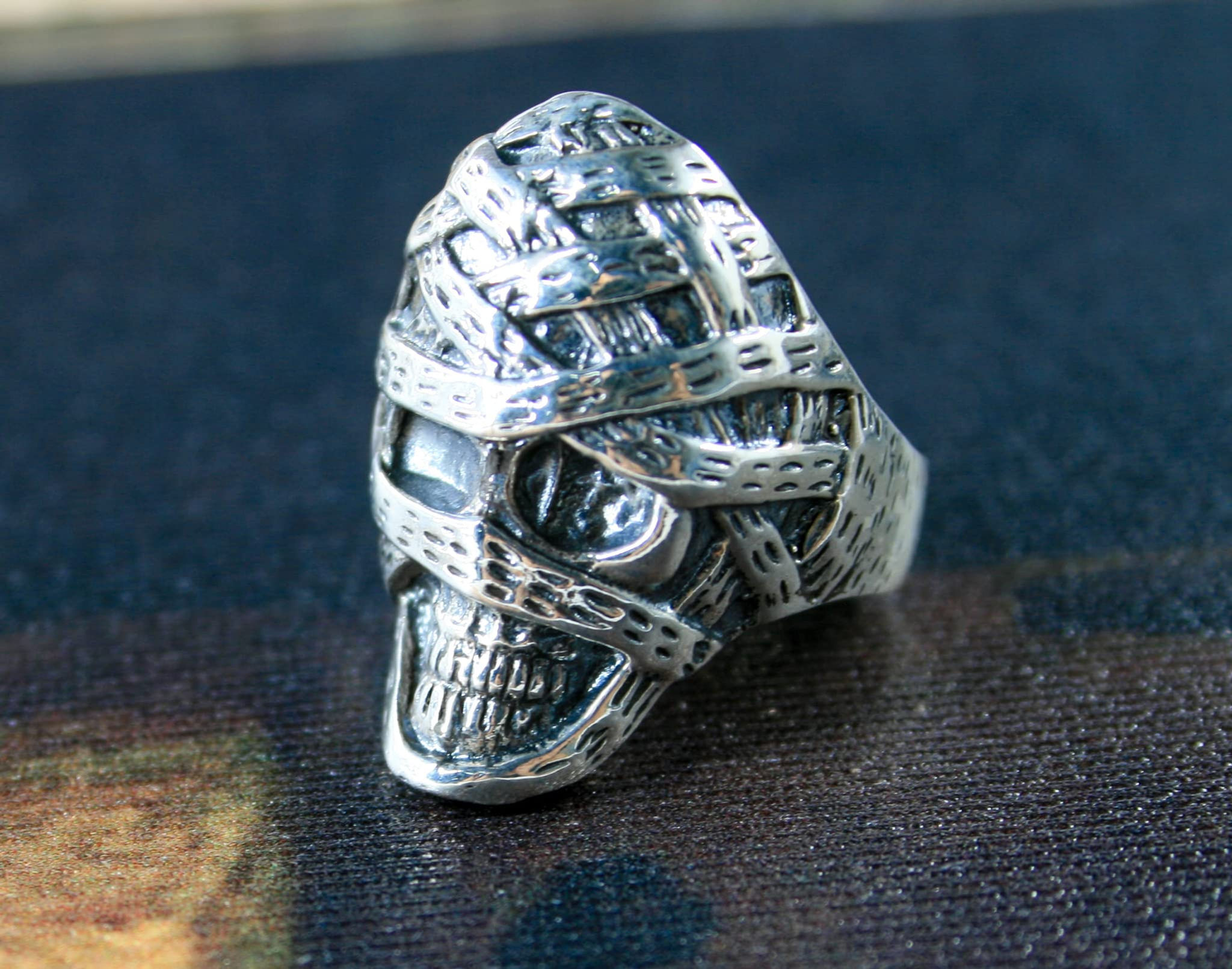 Mummy Skeleton Silver Ring- Silver Jewelry-Gift for Him and Her-925k Turkish