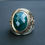 Thumbnail: Handmade Sterling Silver Emerald Ring – Vintage Green Gemstone Jewelry, Unique G