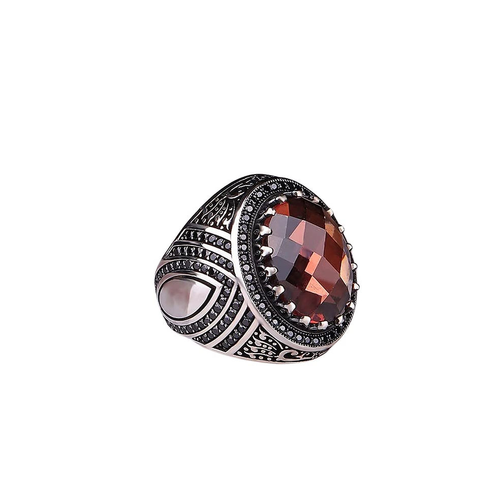 Thumbnail: Color changing diaspore Stone Ring,Silver 925k Mens Ring,Handmade Ring,Color
