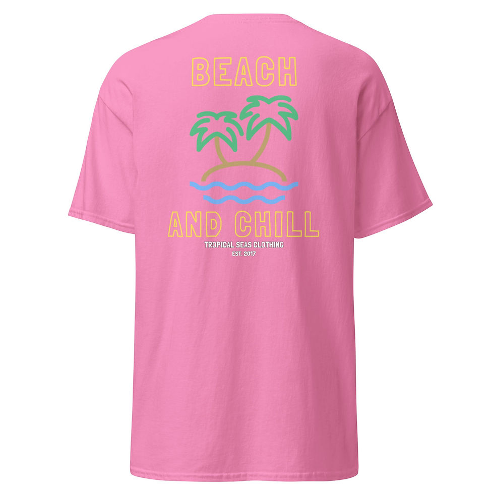 Thumbnail: Embroidered Beach and Chill Classic Tee