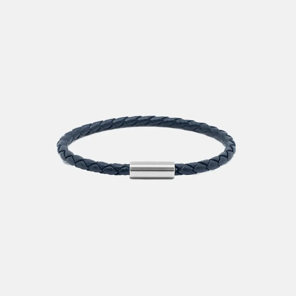 Thumbnail: Majorelle double bracelet bleu homme Atelier Botini