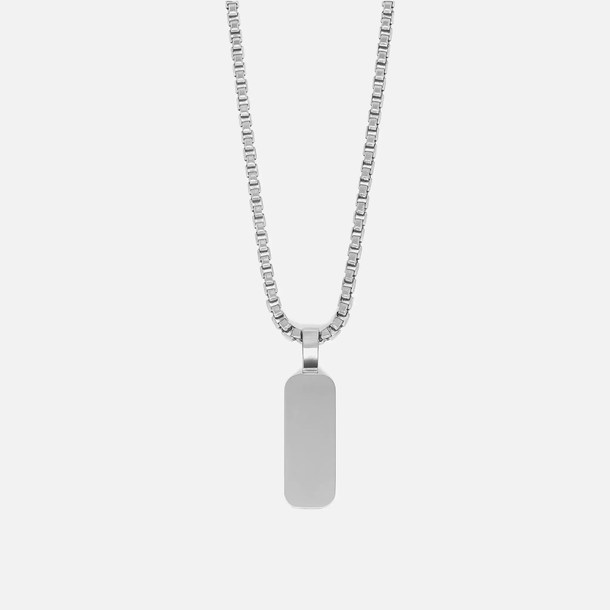 Mini Bar collier argenté pour homme maroc Atelier Botini