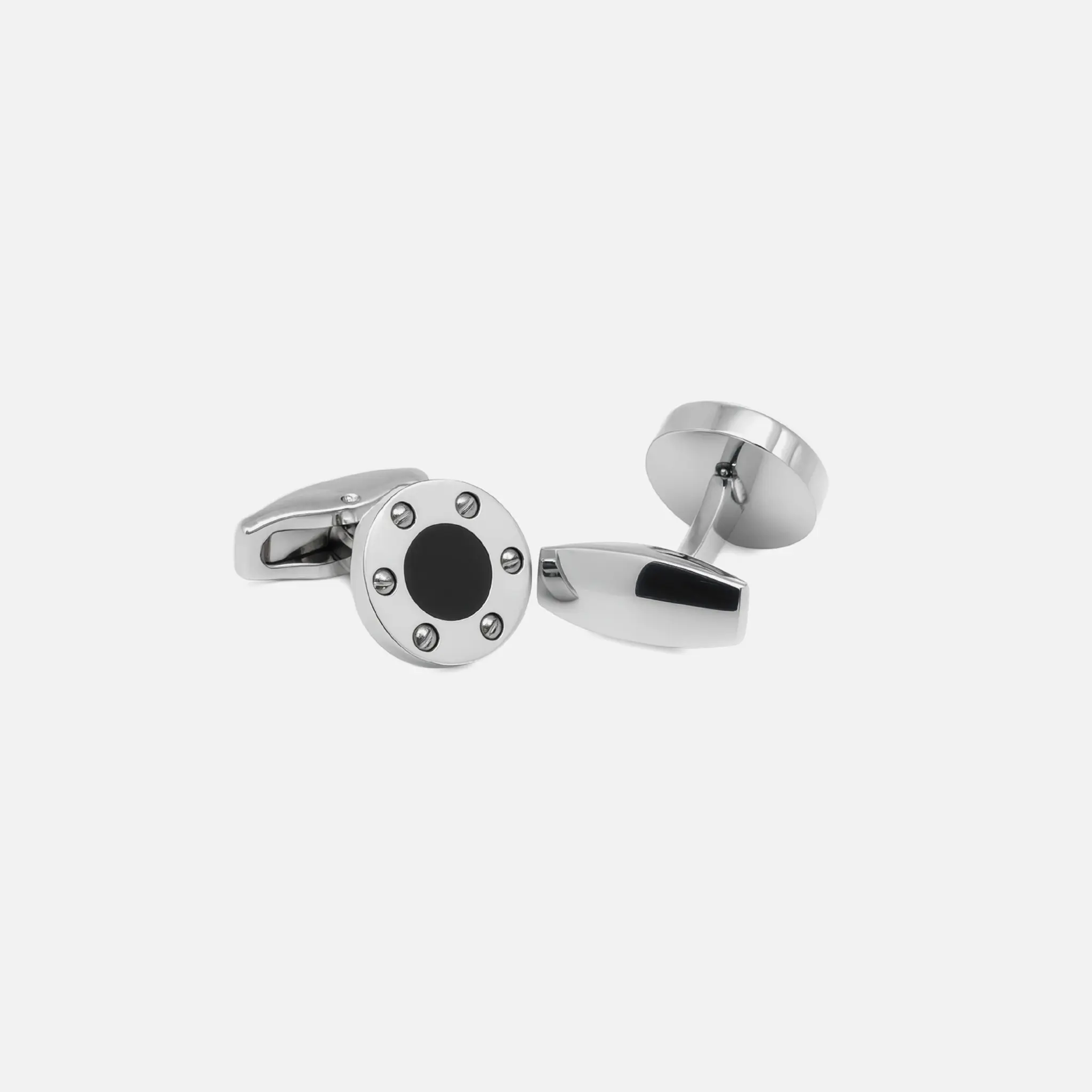 Boutons de manchette pour homme en acier inoxydable Maroc