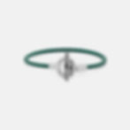 Greenlight bracelet homme cuir vert Atelier Botini Maroc Côte d'Ivoire