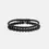 Miniature : L'homme idéal double bracelet noir homme Botini