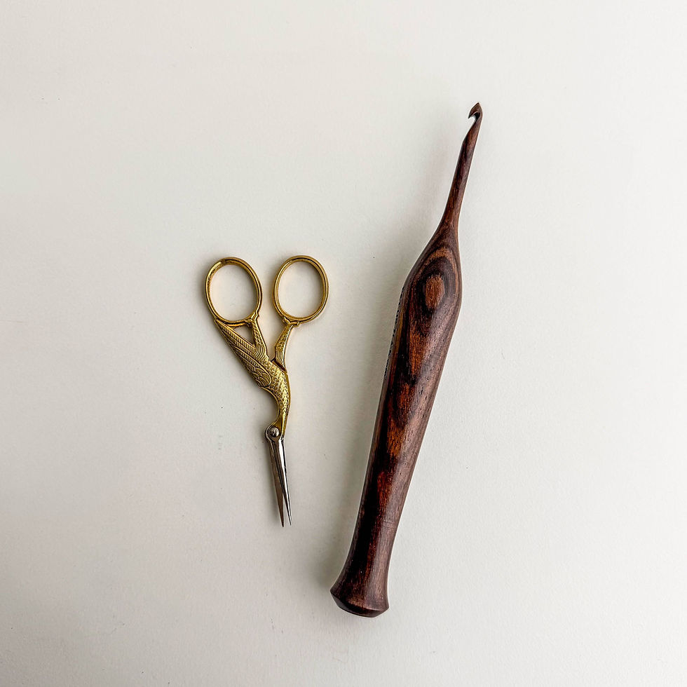 Thumbnail: Flax & Twine Rosewood Crochet Hooks