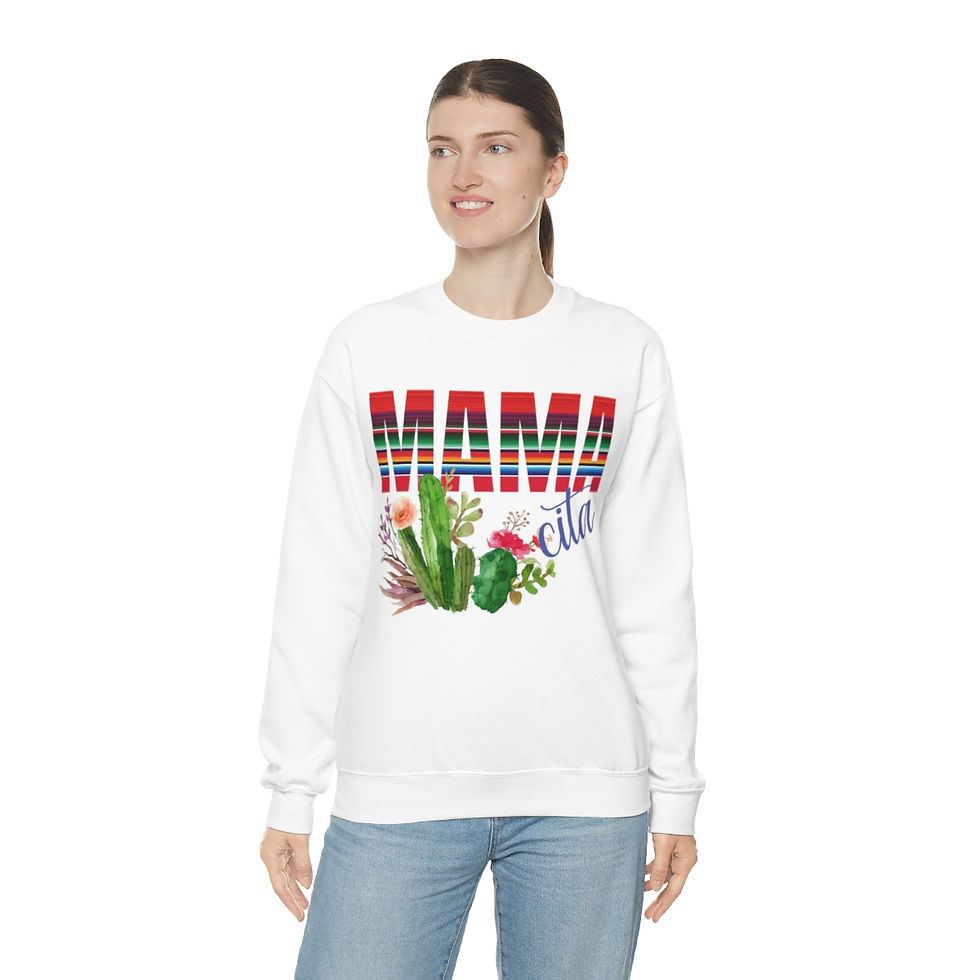 Thumbnail: Mamacita Unisex Heavy Blend Crewneck Sweatshirt