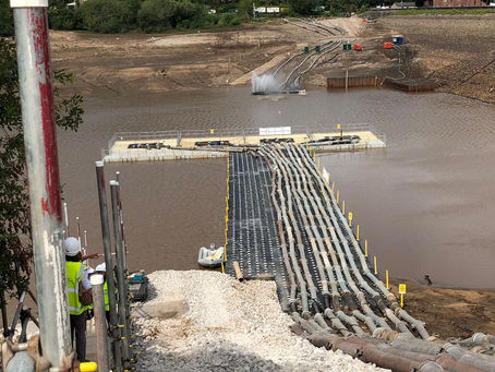 The Pontoon & Dock Company Ltd Supply Pontoons For Whaley Bridge Dam