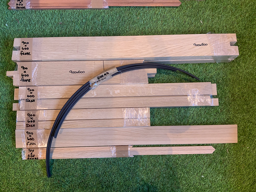 Thumbnail: oak flat pack window