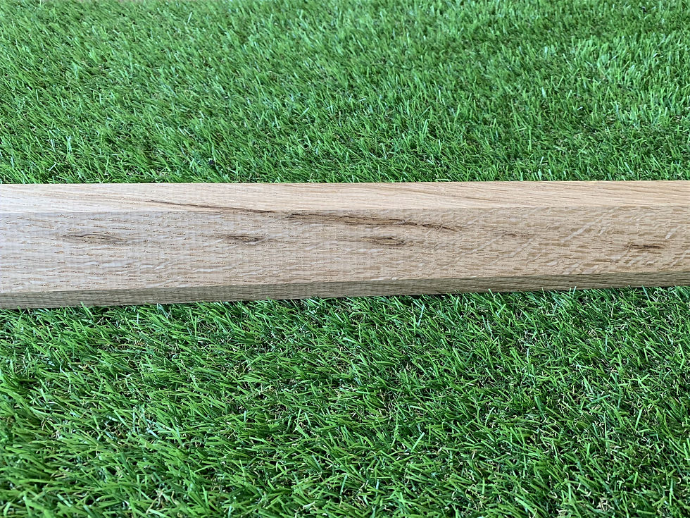 Thumbnail: solid oak weather bar bars for external door