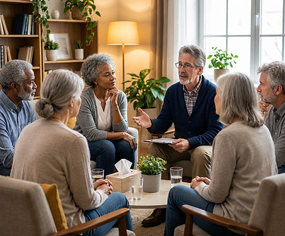 Doug Group Discussion - Older People - Sweater and plaid.jpg