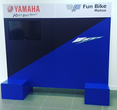 Totem MDF, TOTEM EM MDF, Totem com tv, Backdrop em mdf, Backdrop com suporte para tv, Painel em mdf, Painel em mdf com tv