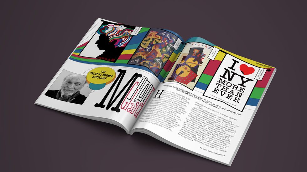 Magazine Spread - Milton Glaser
