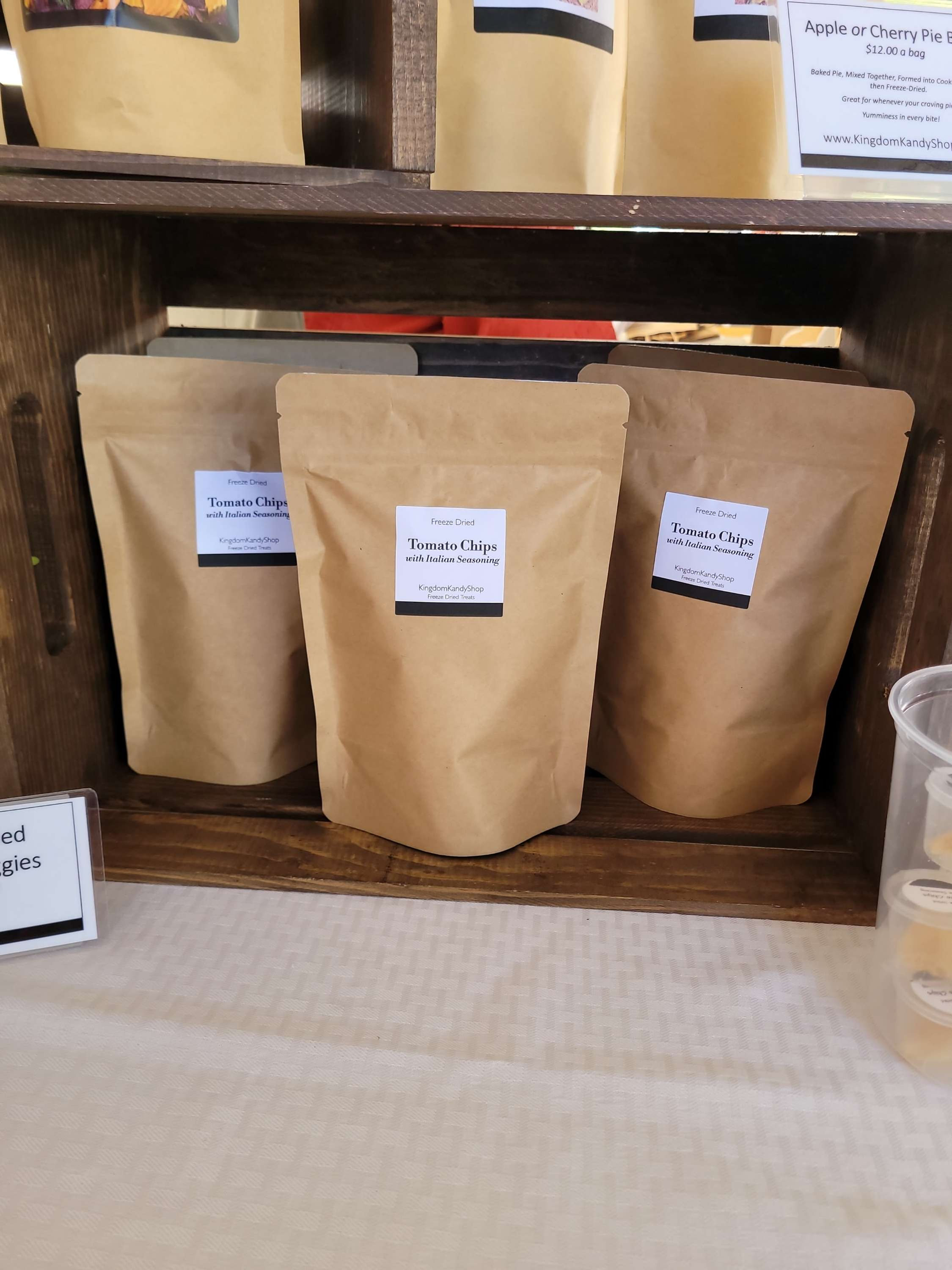 Tomato Chips w/ Italian Seasoning