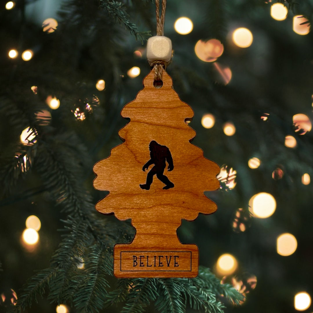 “Believe” Big Foot Ornament