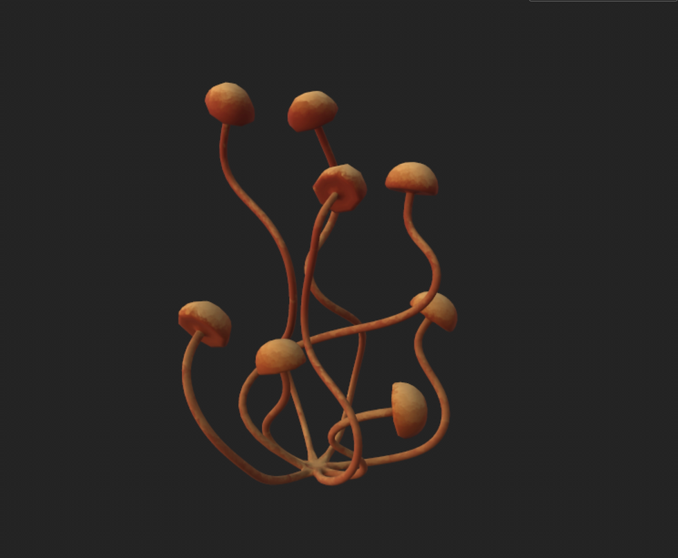 Swirly Mushroom - Front