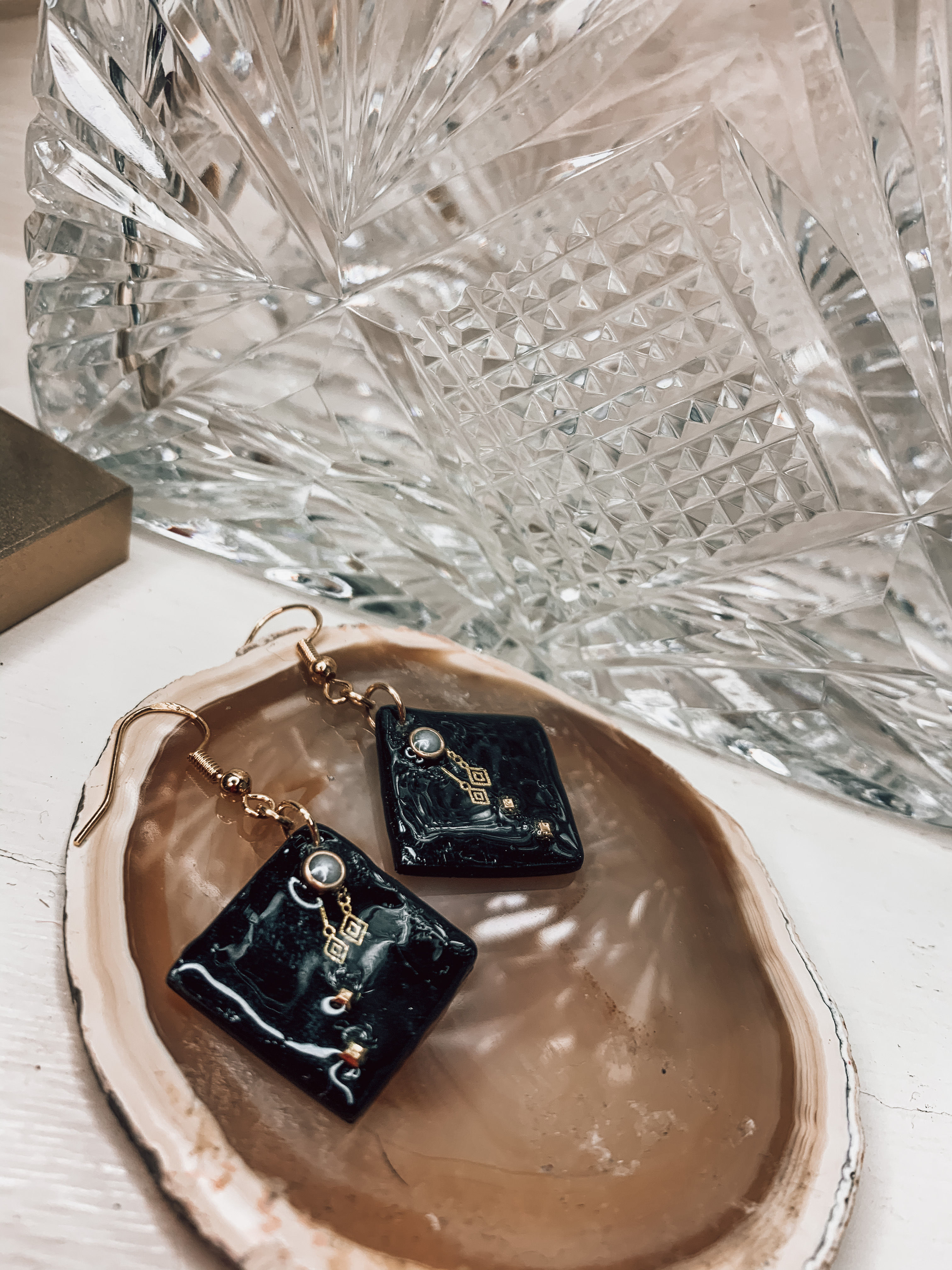 Detailed Art Deco Earrings