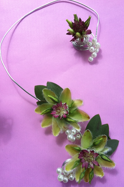 Collier à fleurs
