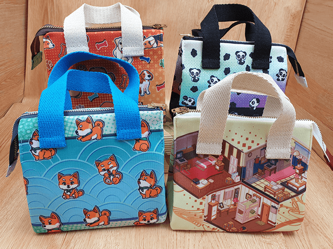 Thumbnail: Dog mini square zipper bag