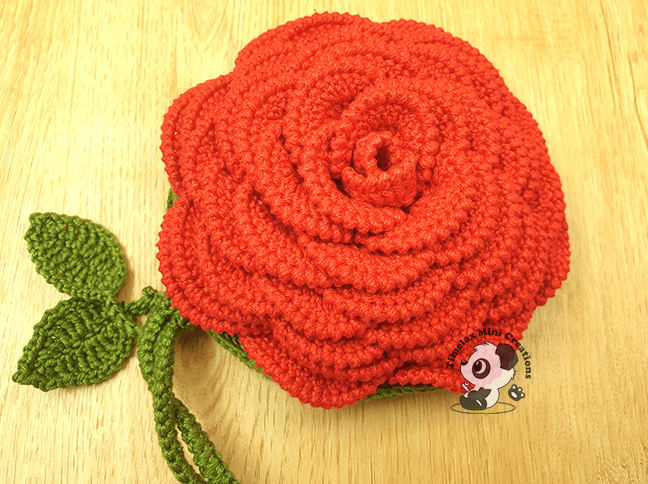 Thumbnail: 3D Rose Bag Crochet