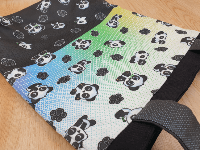 Thumbnail: Panda Handmade Tote Shoulder Bag