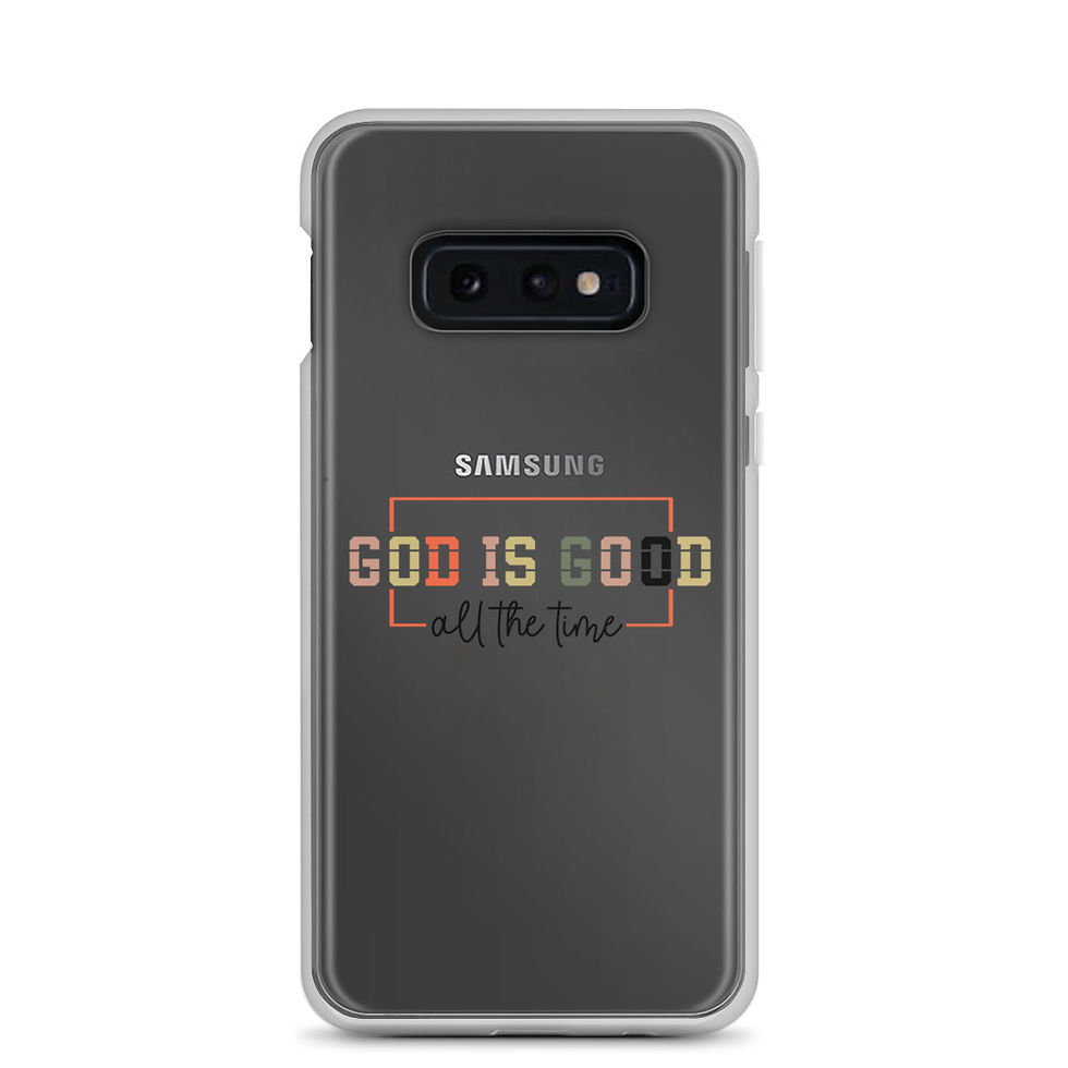 Thumbnail: God is Good Samsung® Phone Case (clear)