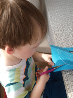 activité de découpage