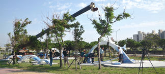 Installation Setup 大浪出港安裝中