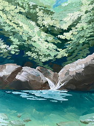 Hidden Springs Gouache