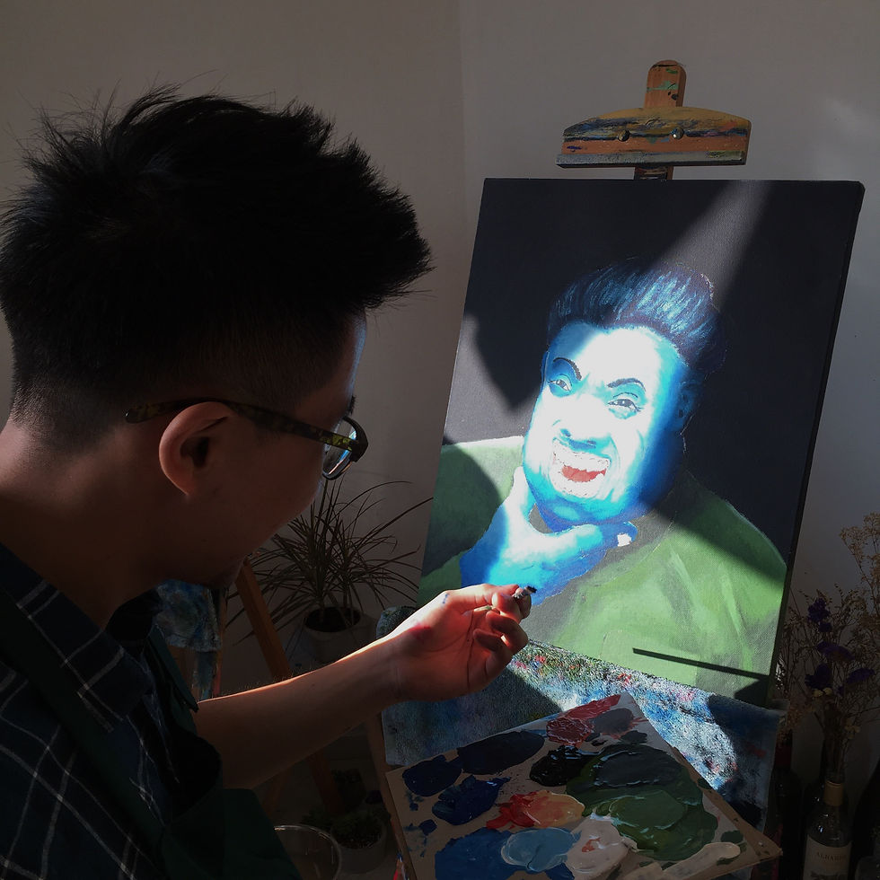 Painting on canvas