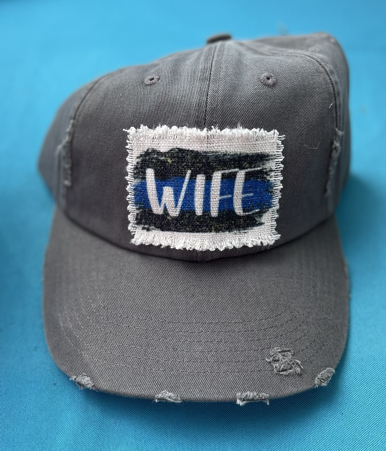 Distressed Patch Hat