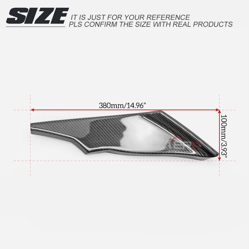 Thumbnail: Nissan Z33 350Z Carbon Fibre Front Bumper Canards Left & Right
