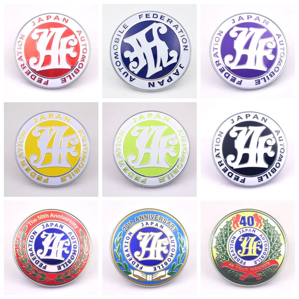 Japan Automobile Federation grille badge 