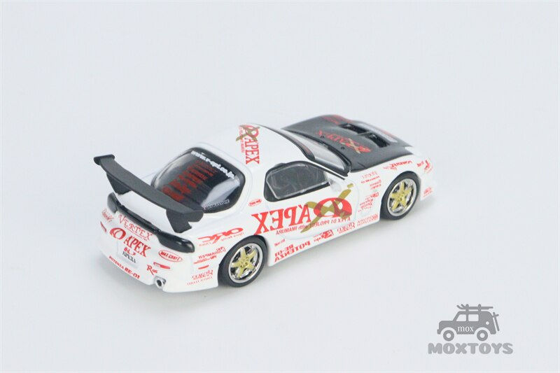 Thumbnail: Tarmac Works 1:64 VERTEX RX-7 FD3S A'PEX D1 PROJECT Model Car