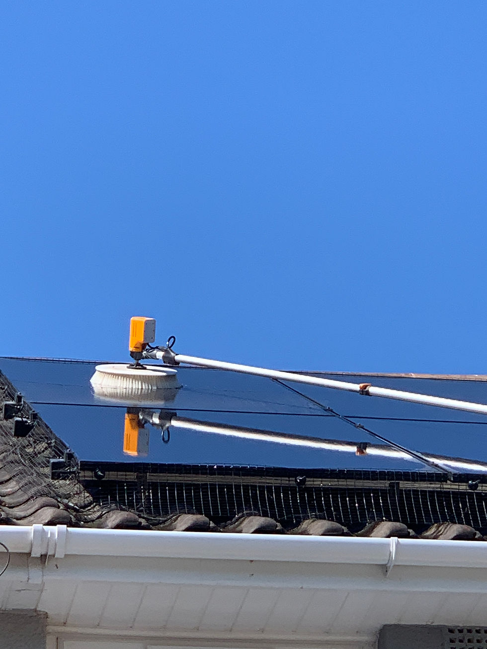 solar panel cleaning