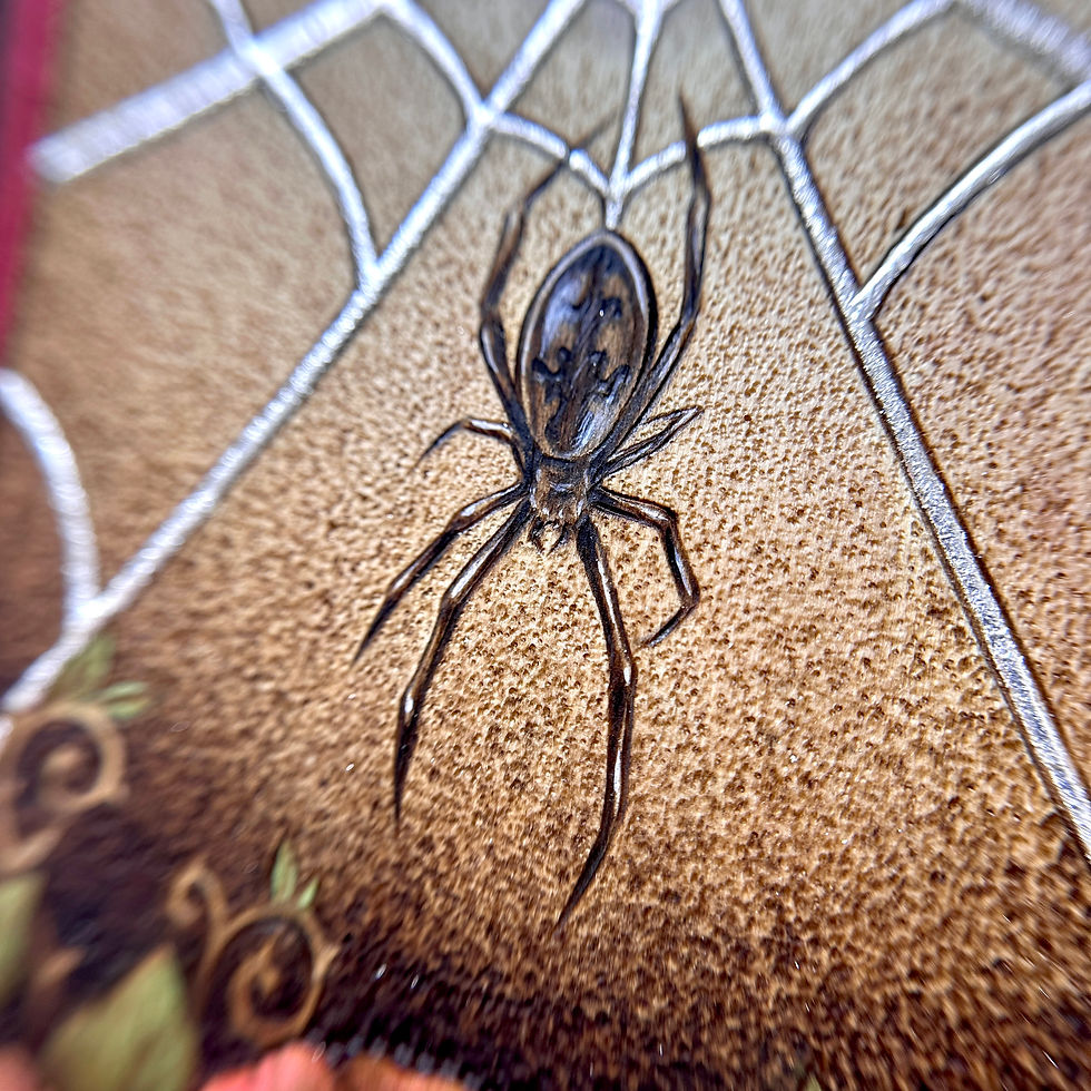 Thumbnail: “Heart of the Web” original fine art piece 