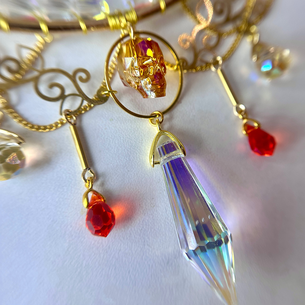 Thumbnail: Halloween edition tarot card suncatchers 