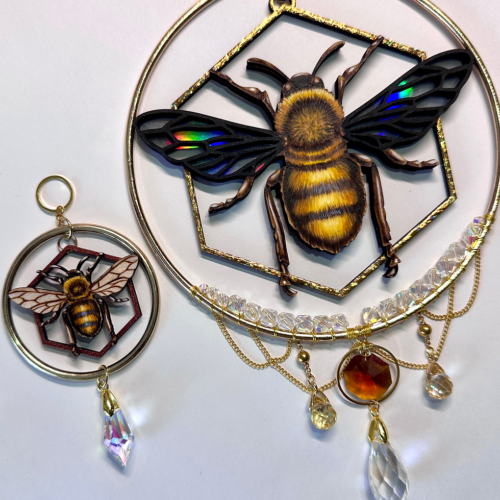 Thumbnail: Bee Suncatchers 