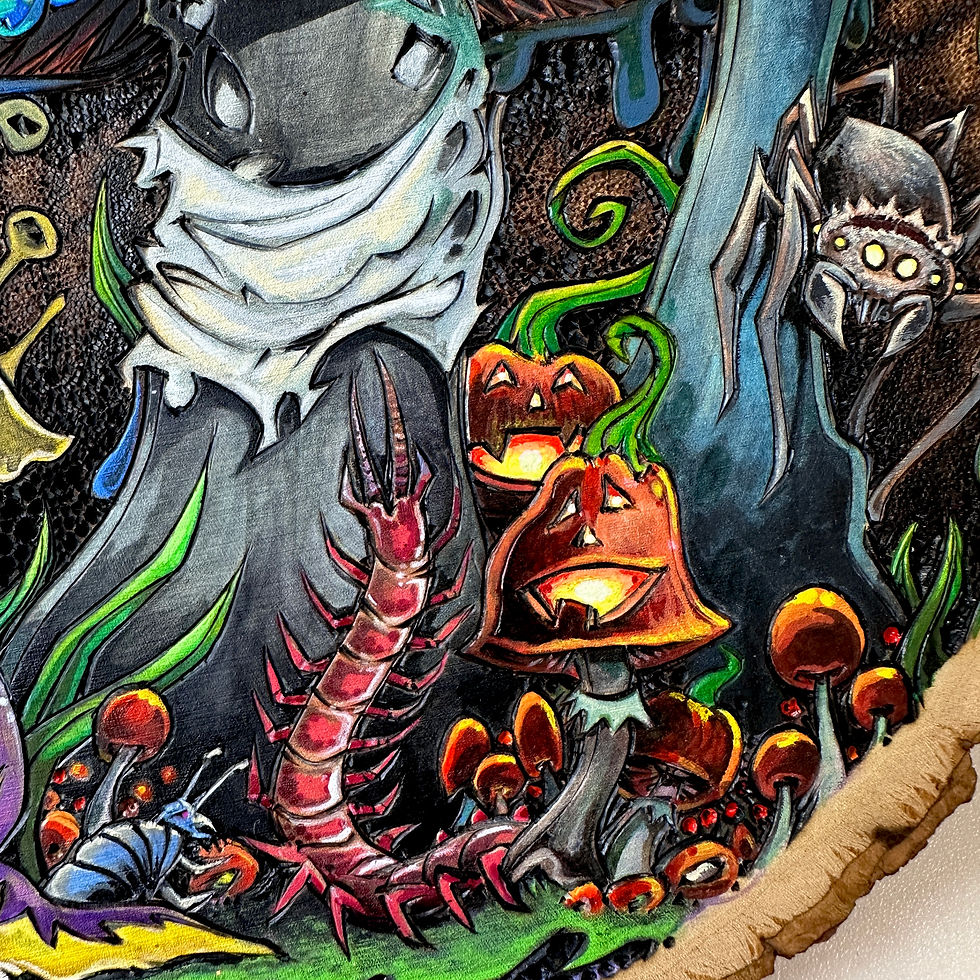 Thumbnail: “Midnight Mushkin Garden” art piece 