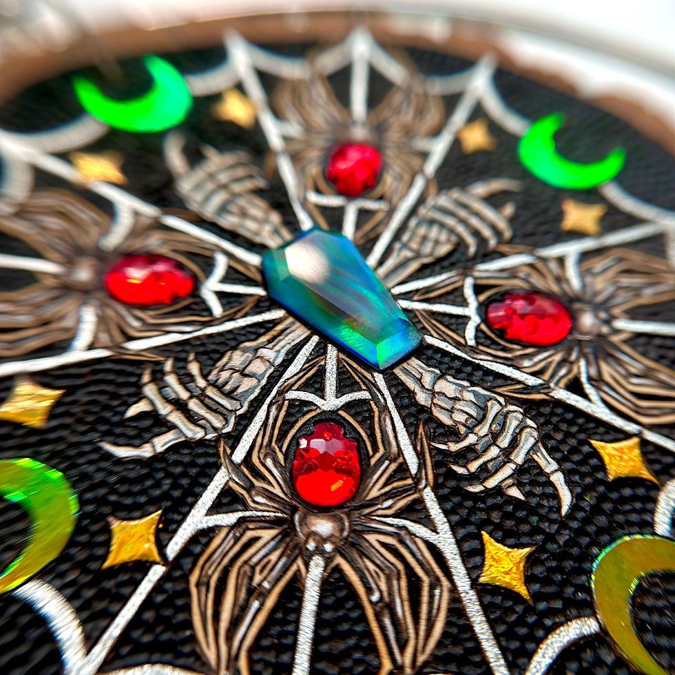 Thumbnail: “Coffin’s Curse” suncatcher