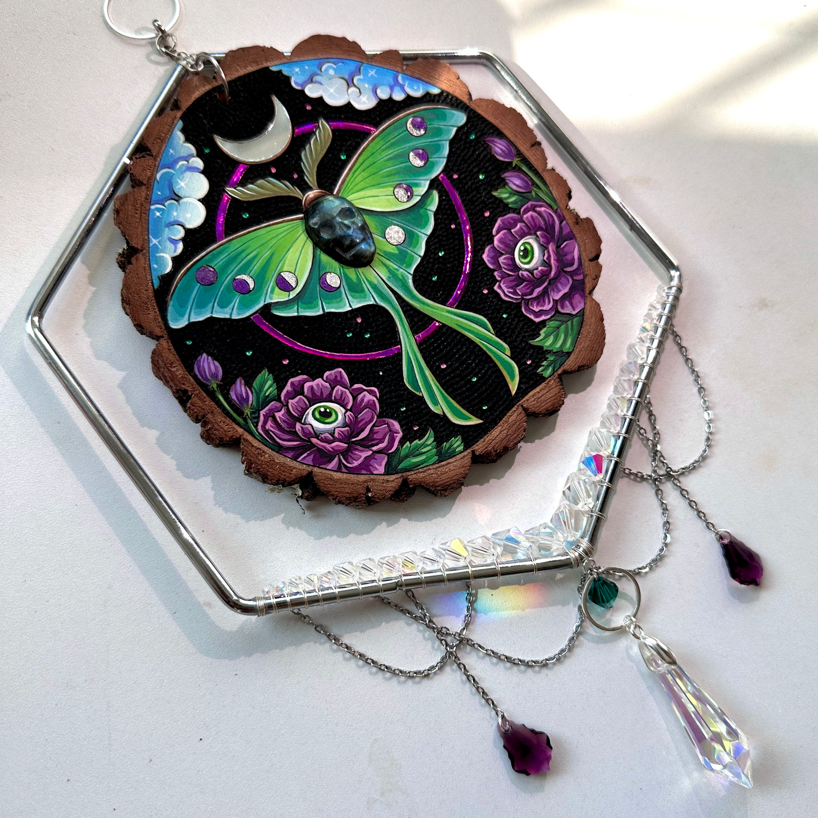 “Eclipse of Mortality” suncatcher