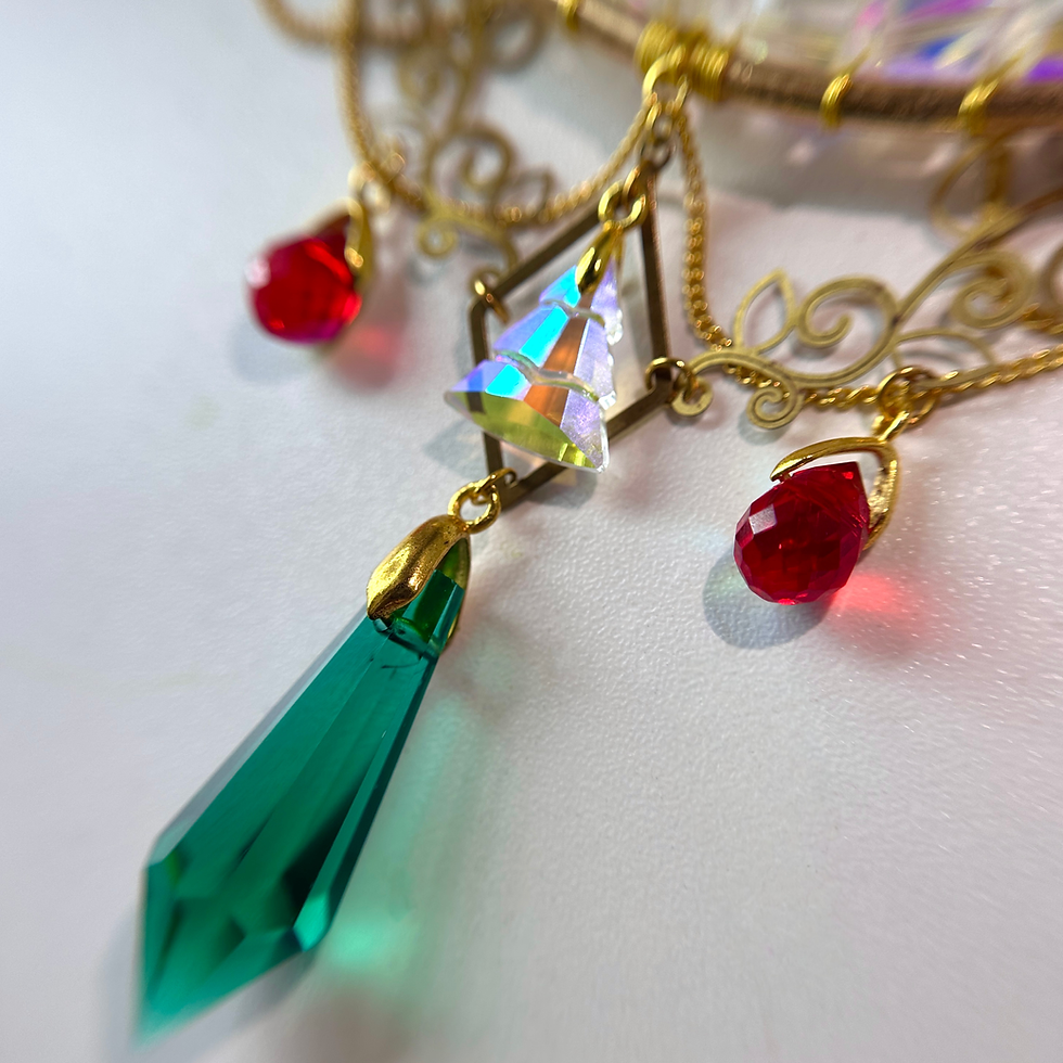 Thumbnail: “Sunlit Cardinal” original suncatcher 