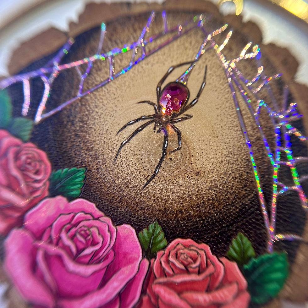 Thumbnail: “The Bloomweaver” original suncatcher series 