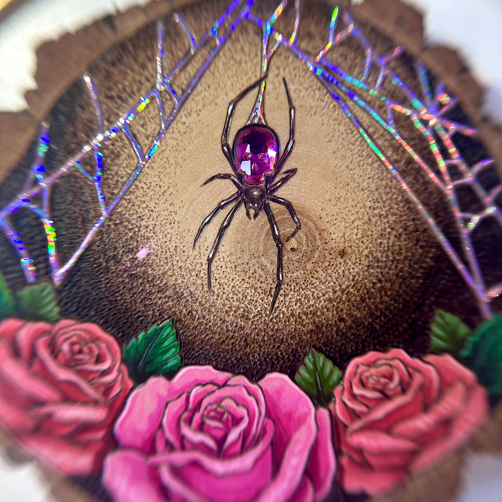 Thumbnail: “The Bloomweaver” original suncatcher series 