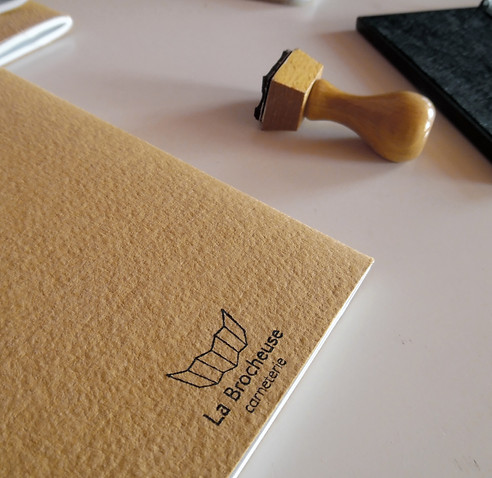 graphisme logo tampon papeteri ecologique