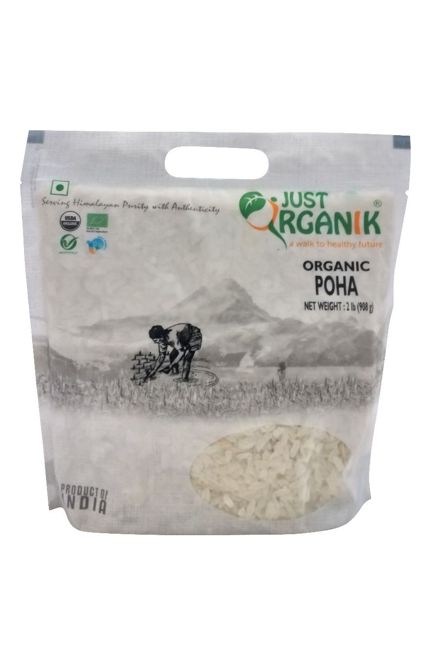 Thumbnail: Just Organik Poha Front View