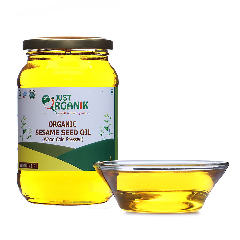Thumbnail: 100 % Certified Organic Sesame Oil
