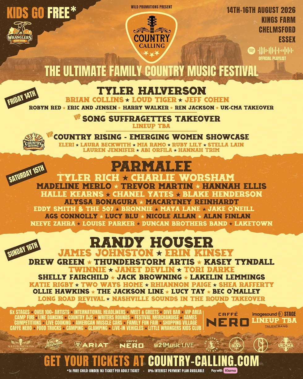 COUNTRY CALLING 2026 - DAY SPLITS REVEALED