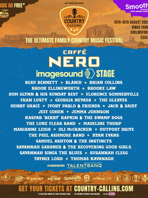 CAFFÈ NERO STAGE LINEUP ANNOUNCED